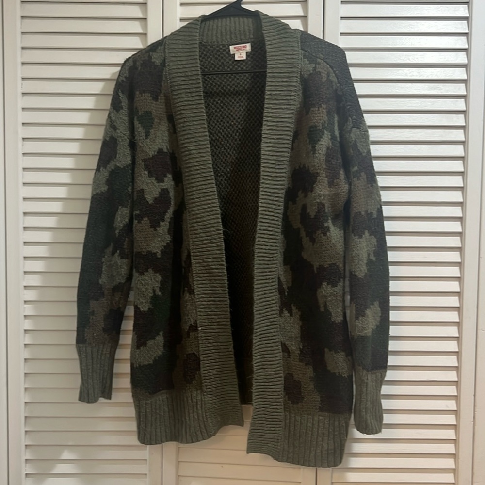 Camo Cardigan